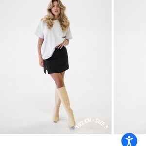 Djerf Avenue black mini skirt size S